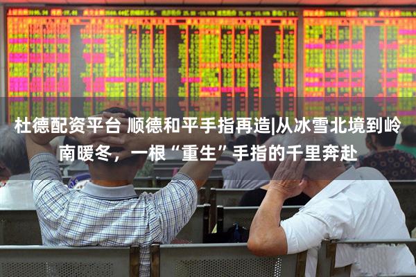 杜德配资平台 顺德和平手指再造|从冰雪北境到岭南暖冬，一根“重生”手指的千里奔赴
